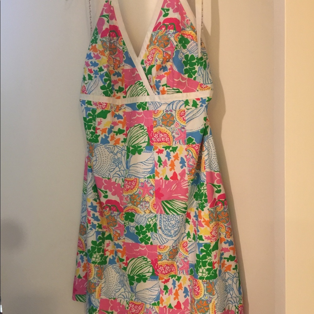 Size 2 Lilly Pulitzer halter dress worn once